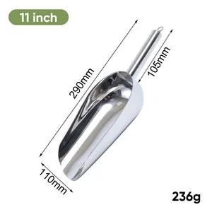 Aluminum Ice Scoop 11 in