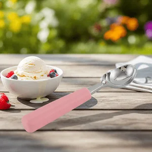 Pink Non-Stick Aluminum Dipper Scoop