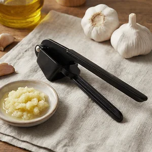 Swivel-Basket Aluminum Garlic Press