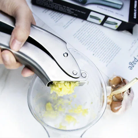 Thickened 304 Stainless Garlic Press